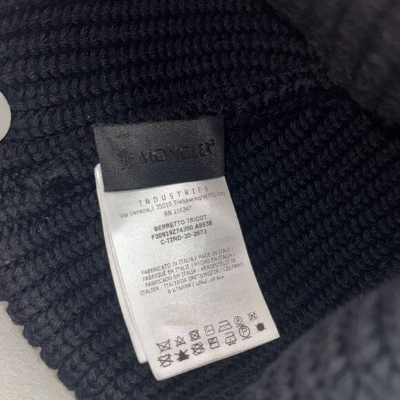 Moncler Dark Knit Hat - Picture 4 of 4